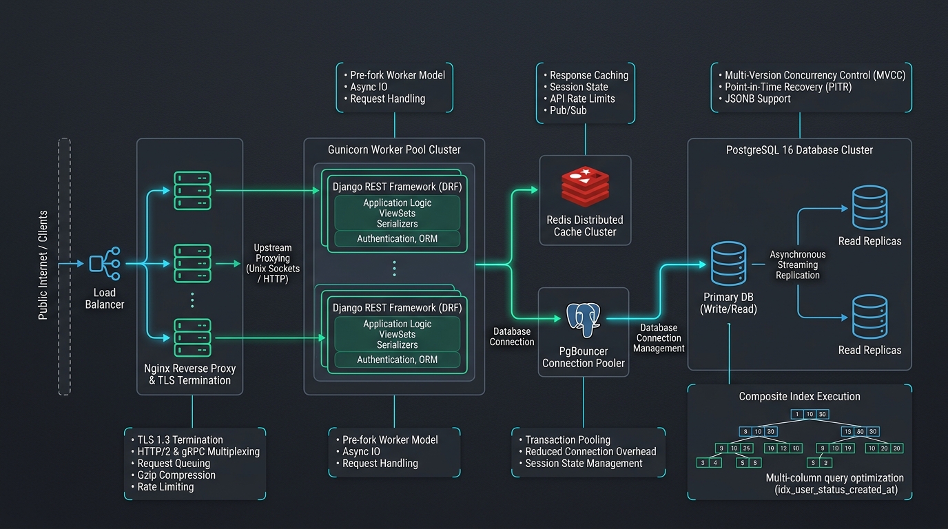 High-Throughput DRF Concurrency Pipeline Architecture